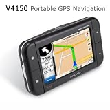 Xroad V4150 GPS - 4.3 Touch Screen, MP3/MP4 Player, SD Card Slot, North American Maps