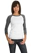 Ladies Perfect Weight 3/4 Sleeve Raglan Tee