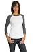 Ladies Perfect Weight 3/4 Sleeve Raglan Tee