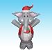 4 Foot Party Inflatable Cute Elephant - Yard Decoration
