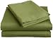 Aqua Elegance 250-Thread Count Cotton Rich King Size Waterbed Sheet Set, Sage