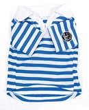 C Too! Blue/white Striped Polo Shirt Medium