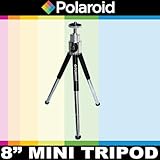 Polaroid 8" Heavy Duty Mini Tripod With Pan Head With Tilt For Digital Came ....