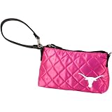 NCAA Texas, University of Pink Quilted Wristlet