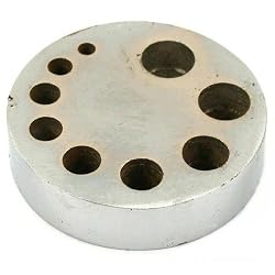 9 Hole Riveting Stake Jewelers Clockmakers Round Tool