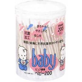 ピュアベビー綿棒 200本