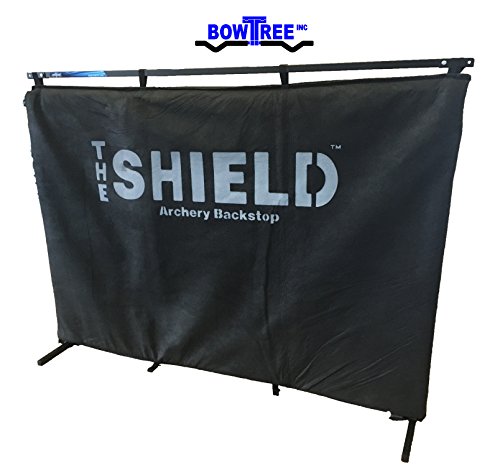 Shield 4' X 6' Backstop Stand (Set of 10 Continuous Wall, Shield Rack and Shield Backstop Combo)