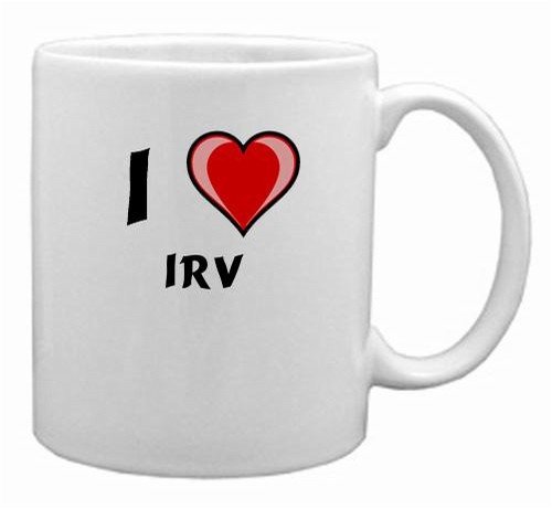 I Love Irv Mug