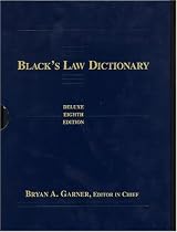 Black's Law Dictionary, Deluxe Edition in Slipcase
