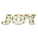 Royal Albert Old Country Roses Holiday Joy Candy Dishes, Set of 3