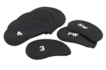 Golf Gifts & Gallery Neoprene Iron Covers (Set of 9)
