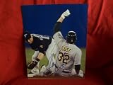 Jack Cust Autographed Oakland Athletics 8x10 Photo, Proof Photo of Jack Signing for Us.