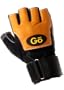 GoFit Gymworx Pro Leather Weightlifting Glove with Wrist Wrap and Training CD (Large)