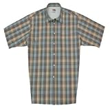 Cotton Reel Utility Big & Tall Casual Plaid Shirt
