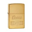 Zippo Lighter Coors, Brass