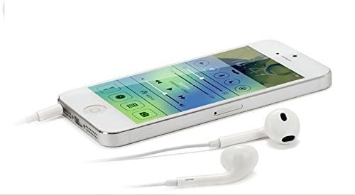 Tarcytech® High Quality Best Noise Cancelling Earphones Earpods Earbuds with Remote and Mic for the Ios Devices and Android Devices - Compatible with Iphone 6 5s 5c 5 4s 4 3 Ipad Air Mini2 Mini 4 3 2 Ipod Touch 5th Ipod Nano 7th (1 Year Warranty)