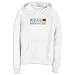 Sweatshirt Woman White Elegant Flag 