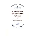 Exercices de lecture : De Rabelais � Paul Val�ry
