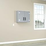 Sauder Tuff Duty Wall Cabinet Polished Silver
