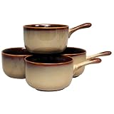 Sango Nova Brown Onion Soup Bowls, Set of 4