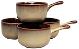 Sango Nova Brown Onion Soup Bowls, Set of 4