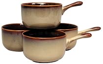 Sango Nova Brown Onion Soup Bowls, Set of 4