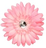 4 Crystal Gerber Daisy Flower Clip