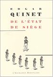 De l\'état de siège