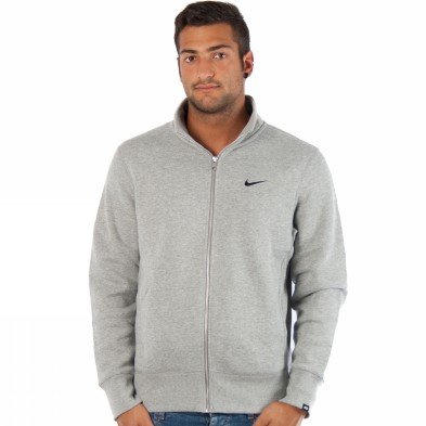 Nike Herren Jacke Squad Fleece Track, dk grey heather/black, M, HN181064M