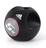Adidas Dual Grip Medicine Ball - Black/White, 5 Kg