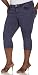Vanilla Star Juniors' Plus Grape Acid Wash Crop Pant