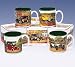 Set Of 2 Antique Car Mugs With Gift Box Great Gift Item For Car Enthusiast