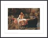 Lady of Shalott, 1888, Framed Art Print by John William Waterhouse