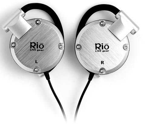 Cover image : Rio LIVE gear シリコンイヤーフック式ヘッドホン(専用ソフトケース付) シルバー [PHP-200S]