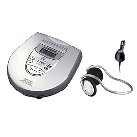 COBY CXCD740 Personal Stereo CD Player with Wireless Car Kit by Coby