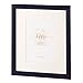 MCS 16x20 Inch Gallery Roundtop Wood Picture Frame, Black (96603)