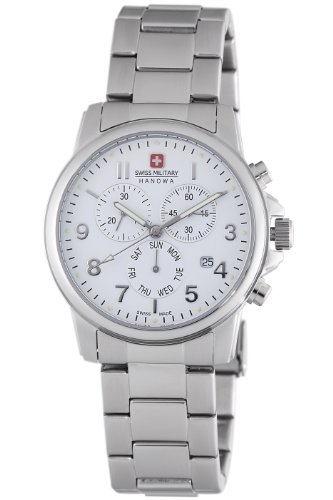 Swiss Watches:Swiss Military Hanowa Men's 06-5142-04-001 Swiss Soldier Chronograph White Dial Watch Images