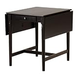 Ikea INGATORP,Drop-leaf table, black-brown