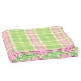 Cozy Fleece Throw - Pink Plaid