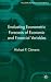 Book Evaluating Econometric Forecasts of Economic and Financial Variables (Palgrave Texts in Econometrics)