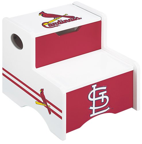Toys: Kids Step Stool   Cardinals Storage Step Up   Guidecraft   G11217