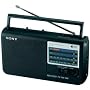 Sony ICF38 Portable AM/FM Radio (Black)
