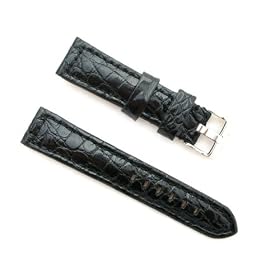 Click here to buy BANDA LEATHER EXOTIC GENUINE CROCODILE LEATHER CHRONOGRAPH SPORT WATCHBAND STYLE DESIGN WITH... by Caddy Bay Collection.