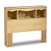 South Shore Furniture, Lily Rose Collection, Bookcase Headboard 39", Romantic Pine