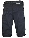 New Mens Kangol Jeans K609086A Designer Branded Turn Up Chinos Shorts