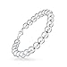 Bling Jewelry 925 Sterling Silver Beaded Ball Wedding Bridal Bracelet 8mm