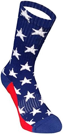 Legendsocks Uncle Sams Socks (Red White Blue,O/S)