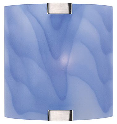 Nimbus Wall Lamp With Light Blue Glass