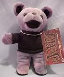Grateful Dead Bean Bear Jerry Garcia in Black T-shirt
