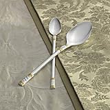 GOLDEN AEGEAN WEAVE SERVING/RICE SPOON HH